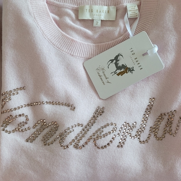 🍒NWT🍒 TED BAKER BARBIECORE WONDERLAND SWEATER - Picture 4 of 9
